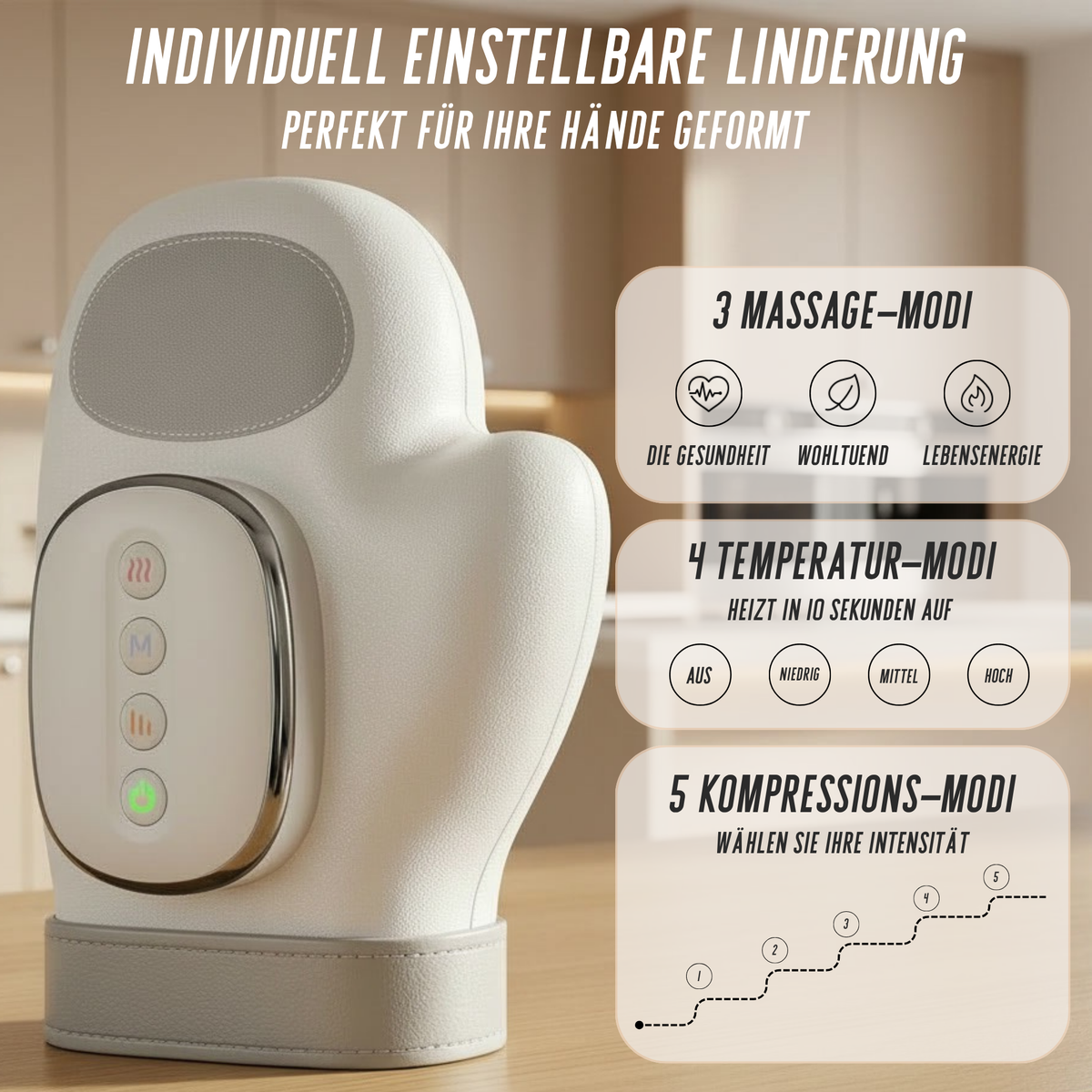 ThermaHand™ Wärme-Handmassagegerät