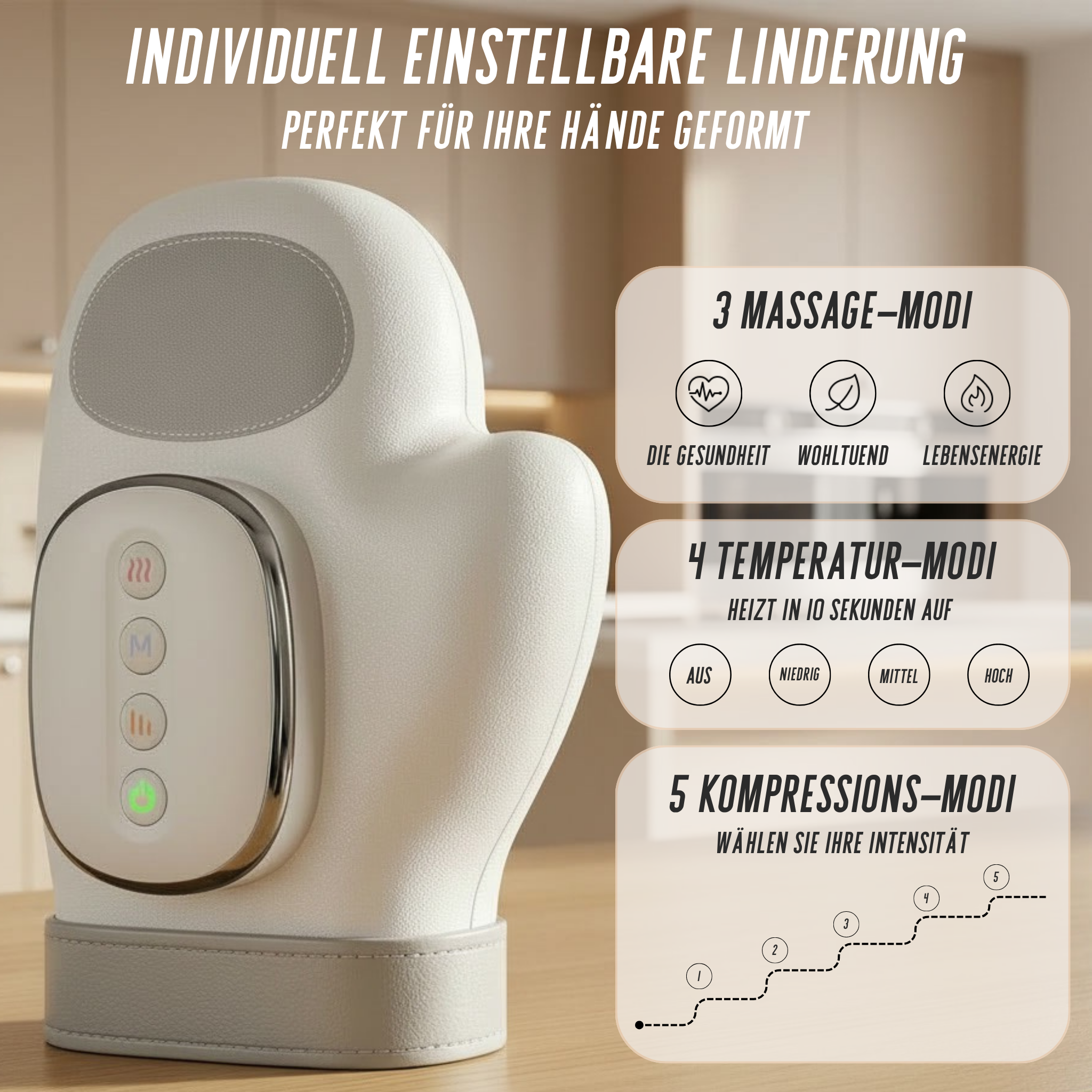 ThermaHand™ Wärme-Handmassagegerät
